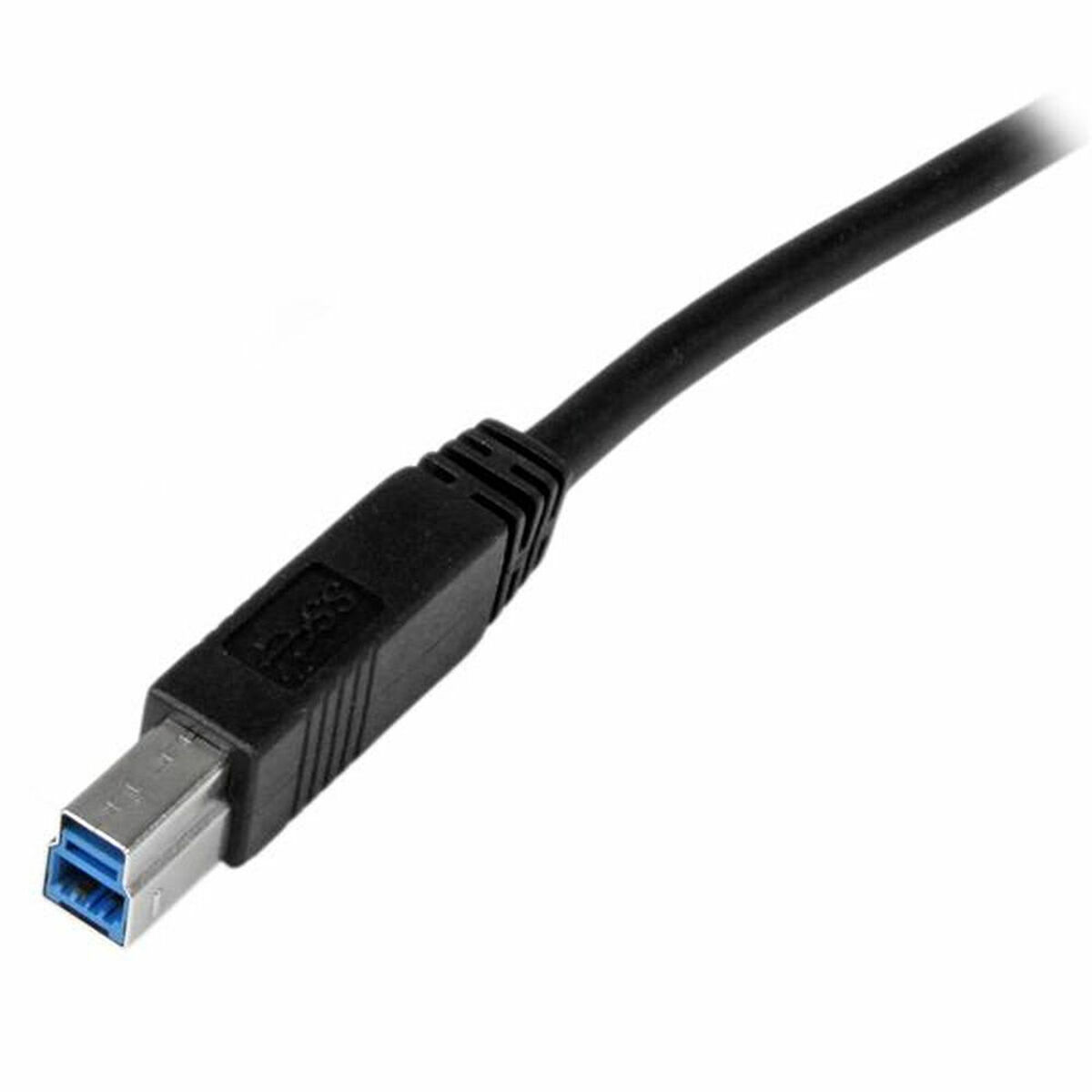 USB A - USB B kaapeli Startech USB3CAB1M Musta